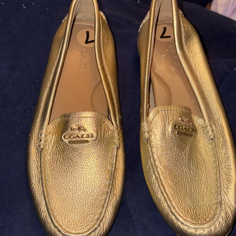 •Coach• Mary Lock Up Loafers